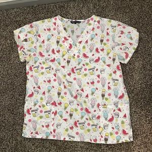 Scrub Top Size L